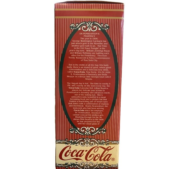 Coca-Cola Soda Fountain Teddy Bear - Bearnice Bearringer - Picture 5 of 7